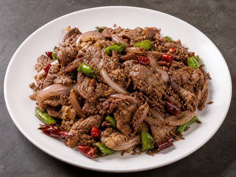 孜然羊肉 / Fried Lamb with Cumin